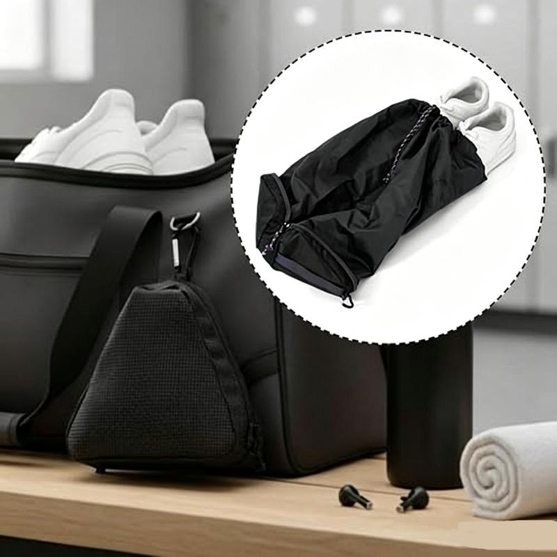 Foldable Travel Shoe Bag Black - Travel Organizer Men 评论和价格